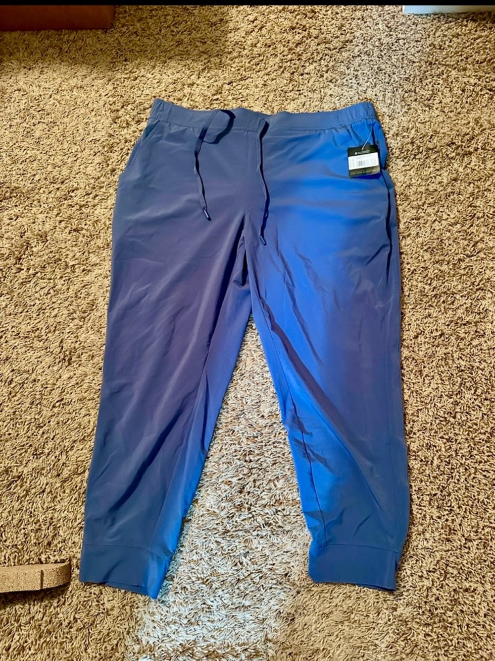 Eddie Bauer NWT Large Women’s Athletic Jogger Pants in Bluebird Drawstring Waist